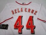 Elly De La Cruz of the Cincinnati Reds signed autographed white baseball jersey PAAS COA 135