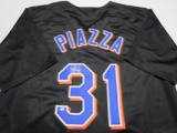 Mike Piazza of the NY Mets signed autographed baseball jersey PAAS COA 471