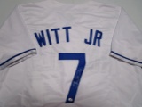 Bobby Witt Jr of the KC Royals signed autographed baseball jersey PAAS COA 231
