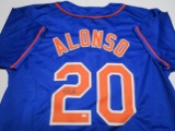Pete Alonso of the NY Mets signed autographed baseball jersey PAAS COA 260