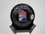 Connor Mc David of the Edmonton Oilers signed autographed logo hockey puck PAAS COA 266