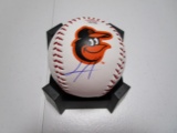 Gunnar Henderson of the Baltimore Orioles signed autographed logo baseball PAAS COA 559