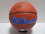 Kyrie Irving of the Dallas Mavericks signed autographed full size basketball PAAS COA 715