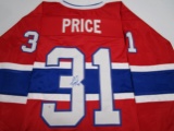 Carey Price of the Montreal Canadiens signed autographed hockey jersey PAAS COA 994
