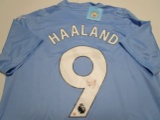 Erling Haaland of Manchester City signed autographed soccer jersey PAAS COA 929