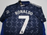 Cristiano Ronaldo of Manchester United signed autographed soccer jersey PAAS COA 596