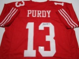 Brock Purdy of the San Francisco 49ers signed autographed football jersey PAAS COA 770