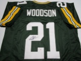 Charles Woodson of the Green Bay Packers signed autographed football jersey PAAS COA 278