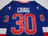 Jim Craig of Team USA signed autographed hockey jersey Legends COA 476