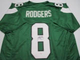 Aaron Rodgers of the NY Jets signed autographed football jersey PAAS COA 771