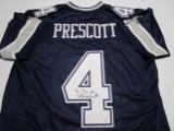 Dak Prescott of the Dallas Cowboys signed autographed football jersey PAAS COA 672
