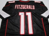 Larry Fitzgerald of the Arizona Cardinals signed autographed football jersey PAAS COA 451