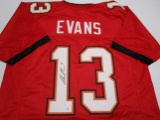 Mike Evans of the Tampa Bay Buccaneers signed autographed football jersey PAAS COA 914