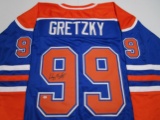 Wayne Gretzky of the Edmonton Oilers signed autographed hockey jersey PAAS COA 741