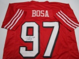 Nick Bosa of the San Francisco 49ers signed autographed football jersey PAAS COA 003