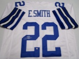 Emmitt Smith of the Dallas Cowboys signed autographed football jersey PAAS COA 320