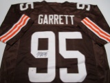 Myles Garrett of the Cleveland Browns signed autographed football jersey PAAS COA 240