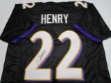 Derrick Henry of the Baltimore Ravens signed autographed football jersey PAAS COA 727