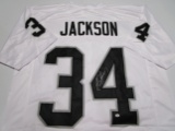 Bo Jackson of the Oakland Raiders signed autographed football jersey PAAS COA 596