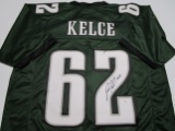 Jason Kelce of the Philadelphia Eagles signed autographed football jersey PAAS COA 571