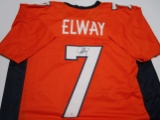John Elway of the Denver Broncos signed autographed football jersey PAAS COA 541
