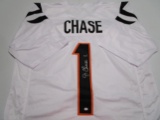 Ja'Marr Chase of the Cincinnati Bengals signed autographed football jersey PAAS COA 560