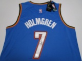 Chet Holmgren of the OKC Thunder signed autographed basketball jersey PAAS COA 892