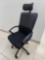 Ergonomic Mesh Back Rolling  Executive Office Chair with Lower Back and Head Support with Plastic Ch