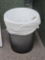 Metal Trash Bins