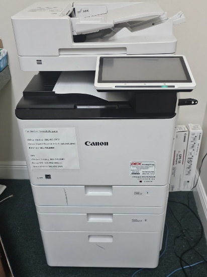 Canon ImageRunner Advance DX C257iF MFC All-in-one Copier - Includes Replacement Cartridges Lot