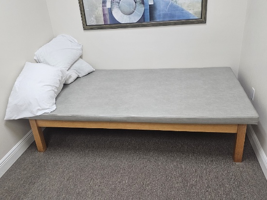 7' x 48" Oversized Medical Bed with Pillows