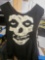 1980 Only Known Glow in the Dark Silk Screened Misfits T-shirt Done by Danzig - Original Owner Cut S