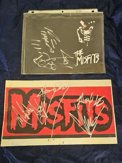 The Misfits Signed Memorabilia from All Band Members