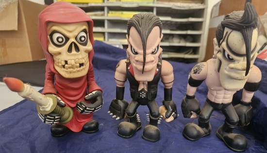 Medicom Toy Co Soft Vinyl Doll The Misfits Jerry, Doyle & Crimson Ghost