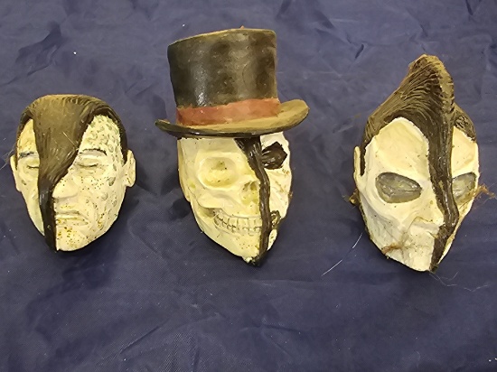 Ceramic Misfits Heads - Doyle, Chud & Michael Grave