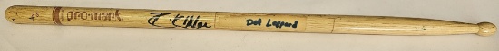 Drumstick from Def Lepard Rick Allen 1983 Before Accident where Lost His Arm