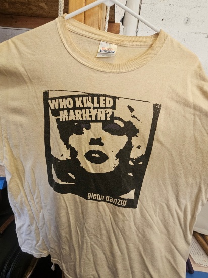 1981 Original Glenn Danzig "Who Killed Marilyn" Silk Screen T-shirt