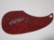 Willie Nelson signed autographed guitar pick guard PAAS COA 940