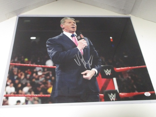 Vince McMahon of the WWE signed autographed 8x10 photo PAAS COA 481