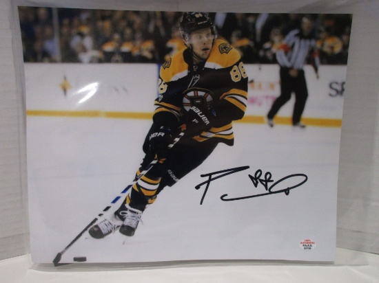 David Pastrnak of the Boston Bruins signed autographed 8x10 photo PAAS COA 739