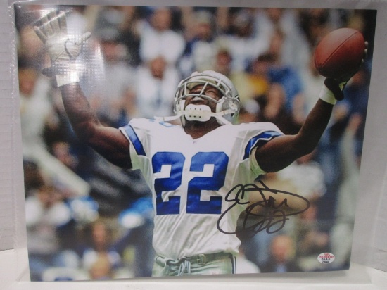 Emmit Smith of the Dallas Cowboys signed autographed 8x10 photo PAAS COA 046