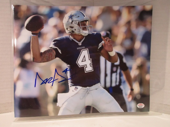 Dak Prescott of the Dallas Cowboys signed autographed 8x10 photo PAAS COA 231