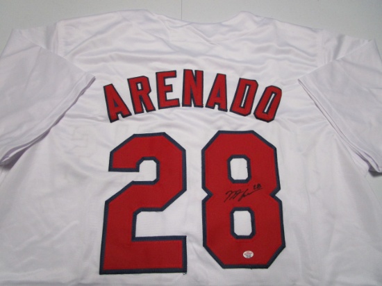 Nolan Arenado of the St Louis Cardinals signed autographed baseball jersey PAAS COA 192