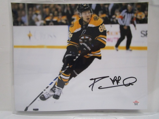 David Pastrnak of the Boston Bruins signed autographed 8x10 photo PAAS COA 743