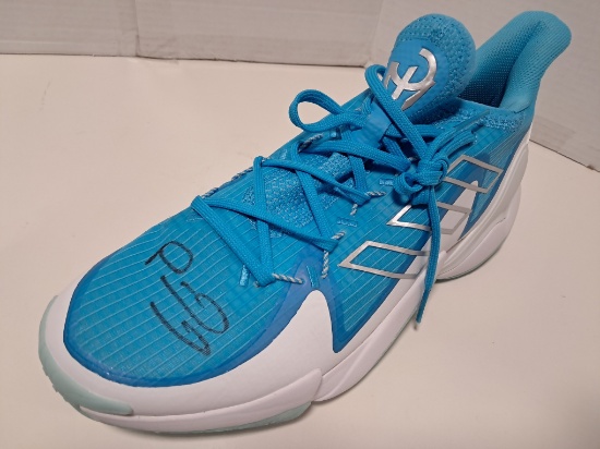Patrick Mahomes II of the KC Chiefs signed autographed Adidas shoe TAA COA 095