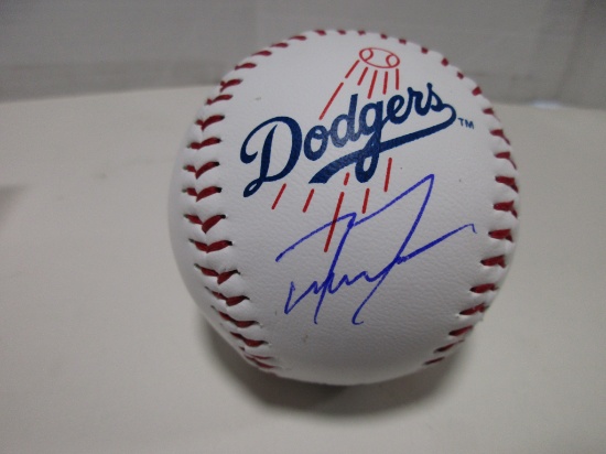 Freddie Freeman of the LA Dodgers signed autographed logo baseball PAAS COA 195