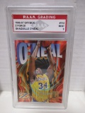 Shaquille O'Neal Lakers 1996-97 Skybox Z Force #114 graded PAAS Mint 9