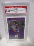 De'Aaron Fox Kings 2017-18 Panini Hoops ROOKIE #255 graded PAAS Gem Mint 10