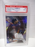 Jeremy Pena Astros 2022 Bowman Platinum #98 graded PAAS Mint 9