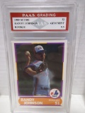 Randy Johnson Expos 1989 Score ROOKIE #32 graded PAAS Gem Mint 9.5